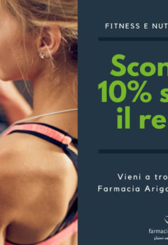 Promo Fitness e Nutrizione sportiva